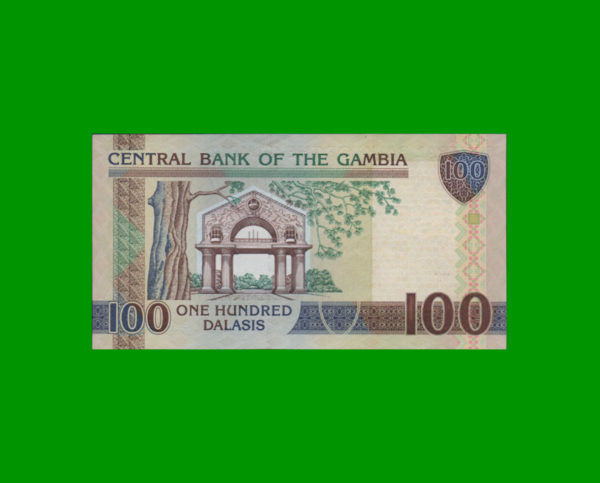 BILLETE DE
  GAMBIA 100,00 DALASIS, PICK 29b, ESTADO SIN CIRCULAR.- - Imagen 2