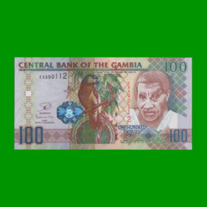 BILLETE DE
  GAMBIA 100,00 DALASIS, PICK 29b, ESTADO SIN CIRCULAR.-