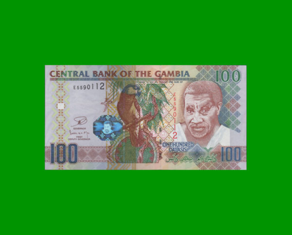 BILLETE DE
  GAMBIA 100,00 DALASIS, PICK 29b, ESTADO SIN CIRCULAR.-