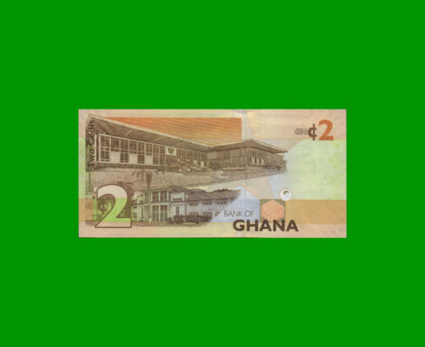 BILLETE DE
  GHANA 2,00 CEDIS, PICK 37Ad, ESTADO SIN CIRCULAR.- - Imagen 2