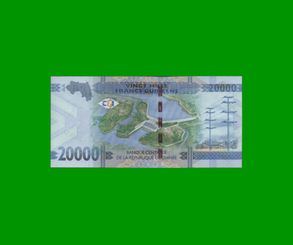 BILLETE DE
  GUINEA 20.000,00 FRANCOS, PICK NEW, ESTADO SIN CIRCULAR.- - Imagen 2