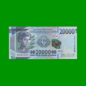 BILLETE DE
  GUINEA 20.000,00 FRANCOS, PICK NEW, ESTADO SIN CIRCULAR.-