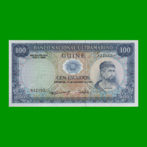 BILLETE DE
  GUINEA PORTUGUESA 100,00 ESCUDOS, PICK 45, ESTADO SIN CIRCULAR.-