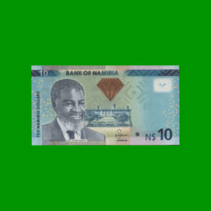 BILLETE DE
  NAMIBIA 10,00 DOLARES, PICK 11, ESTADO SIN CIRCULAR.-