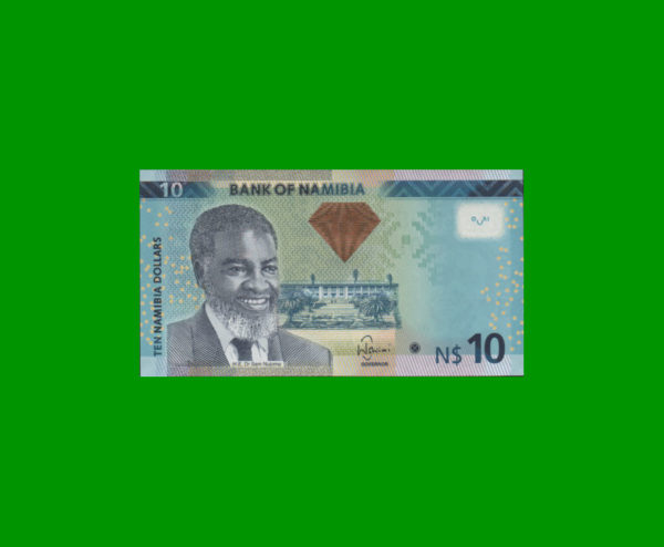 BILLETE DE
  NAMIBIA 10,00 DOLARES, PICK 11, ESTADO SIN CIRCULAR.-