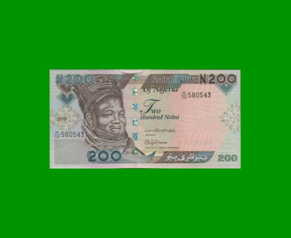 BILLETE DE
  NIGERIA 200,00 NAIRA, PICK NEW, ESTADO SIN CIRCULAR.-
