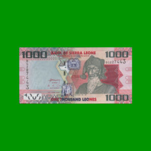 BILLETE DE
  SIERRA LEONA 1.000,00 LEONES, PICK NEW, ESTADO SIN CIRCULAR.-