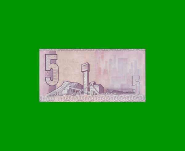 BILLETE DE
  SUDAFRICA 5,00 RAND, PICK 119a, ESTADO EXCELENTE+ .- - Imagen 2