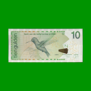 BILLETE DE
  ANTILLAS HOLANDESAS 10,00 GULDEN, PICK 28h, ESTADO SIN CIRCULAR.-