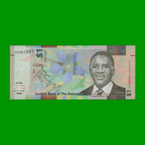 BILLETE DE
  BARBADOS 5 DOLARES, PICK 67, ESTADO SIN CIRCULAR.-