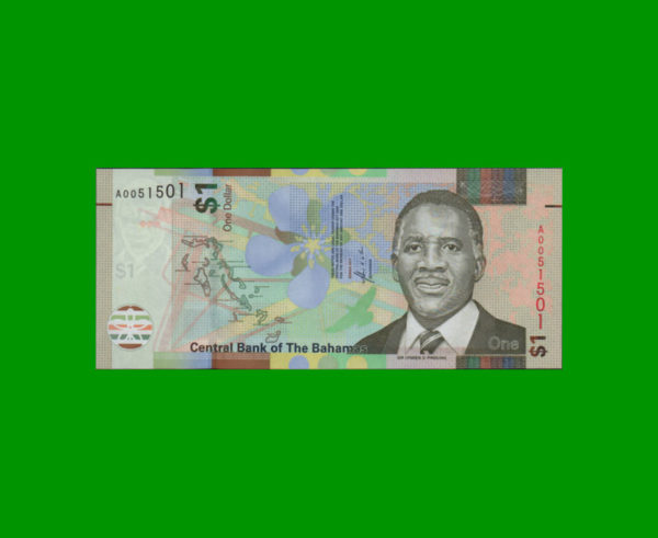BILLETE DE
  BARBADOS 5 DOLARES, PICK 67, ESTADO SIN CIRCULAR.-