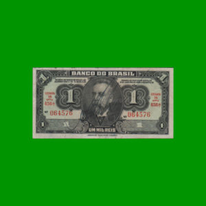 BILLETE DE
  BRASIL 1.000,00 REIS, PICK 110B, ESTADO MUY BUENO+.-