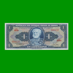 BILLETE DE
  BRASIL 1,00 CRUZEIRO, PICK 150b, ESTADO SIN CIRCULAR.-