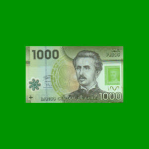 BILLETE DE
  CHILE 1.000,00 PESOS POLYMERO, PICK NEW, ESTADO SIN CIRCULAR.-
