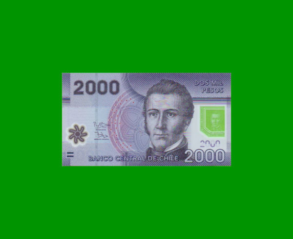 BILLETE DE
  CHILE 2.000,00 PESOS POLYMERO, PICK NEW, ESTADO SIN CIRCULAR.-