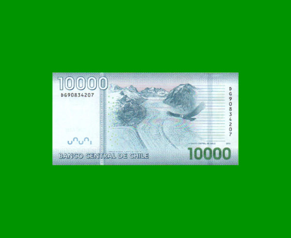 BILLETE DE
  CHILE 10.000,00 PESOS, PICK NEW, ESTADO SIN CIRCULAR.- - Imagen 2