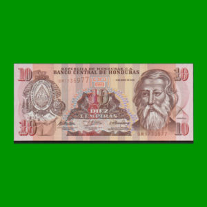 BILLETE DE
  HONDURAS 10,00 LEMPIRAS, PICK NEW, ESTADO SIN CIRCULAR.-