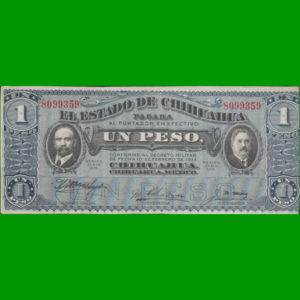 BILLETE DE
  MEXICO 1,00 PESO, PICK S530, ESTADO EXCELENTE+.-