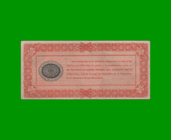 BILLETE DE  MEXICO 50,00 PESOS, PICK S716, ESTADO EXCELENTE+.- - Imagen 2