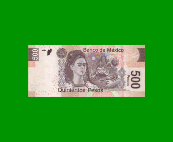 BILLETE DE  MEXICO 500,00 PESOS, PICK 126, ESTADO SIN CIRCULAR.- - Imagen 2