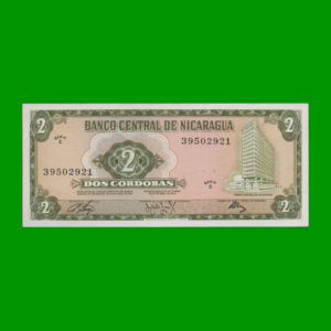 BILLETE DE
  NICARAGUA 2,00 CORDOBAS, PICK 121a, ESTADO SIN CIRCULAR.-