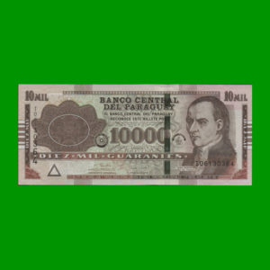 BILLETE DE
  PARAGUAY 10.000,00 GUARANIES, PICK NEW, ESTADO SIN CIRCULAR .-