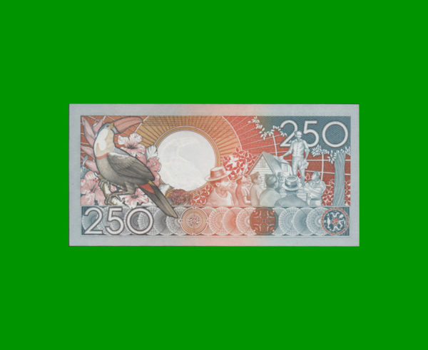 BILLETE DE
  SURINAME 250,00 GULDEN, PICK 134, ESTADO SIN CIRCULAR.- - Imagen 2