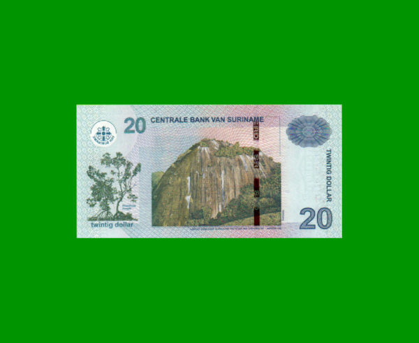BILLETE DE
  SURINAME 20,00 GULDEN, PICK 164a, ESTADO SIN CIRCULAR.- - Imagen 2