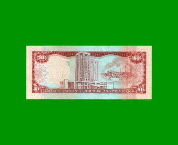 BILLETE DE
  TRINIDAD Y TOBAGO 1,00 DOLAR, PICK 46, ESTADO SIN CIRCULAR.- - Imagen 2