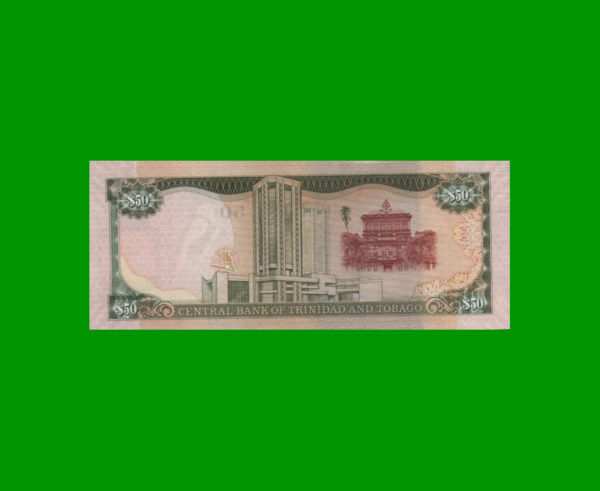 BILLETE DE
  TRINIDAD Y TOBAGO 50,00 DOLARES, PICK 50, ESTADO SIN CIRCULAR.- - Imagen 2