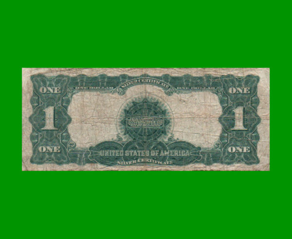 BILLETE DE
  USA 1,00 DOLAR, PICK 338, AÑO 1899, AGUILA NEGRA, ESTADO BUENO.- - Imagen 2