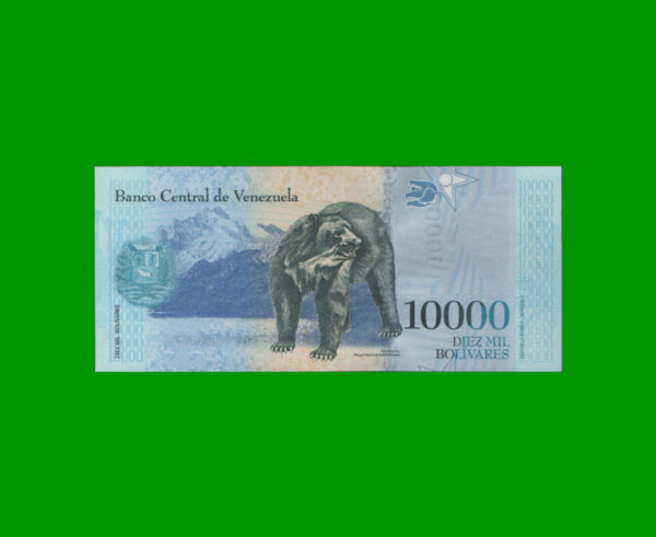 BILLETE DE
  VENEZUELA 10.000,00 BOLIVARES, ESTADO SIN CIRCULAR.- - Imagen 2
