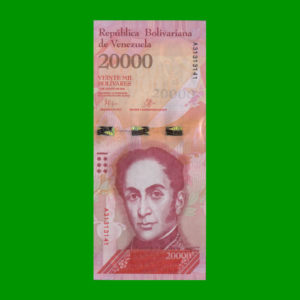 BILLETE DE  VENEZUELA 20.000,00 BOLIVARES, ESTADO SIN CIRCULAR.-