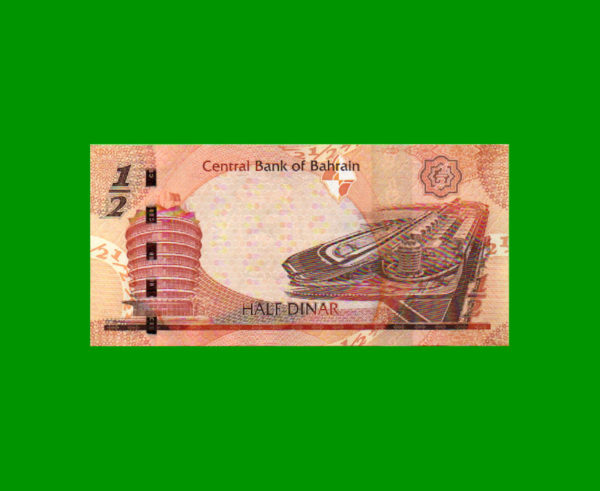 BILLETE DE
  BAHRAIN 1/2 DINAR, PICK: 25, ESTADO SIN CIRCULAR.- - Imagen 2