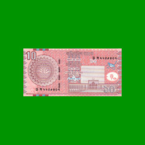 BILLETE DE
  BANGLADESH 10,00 TAKA, PICK 47c, ESTADO SIN CIRCULAR.-