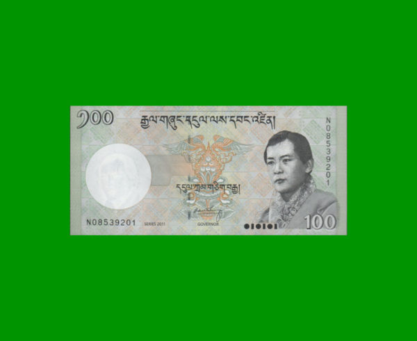 BILLETE DE  BHUTAN 100,00 NGULTRUM, ESTADO SIN CIRCULAR.-