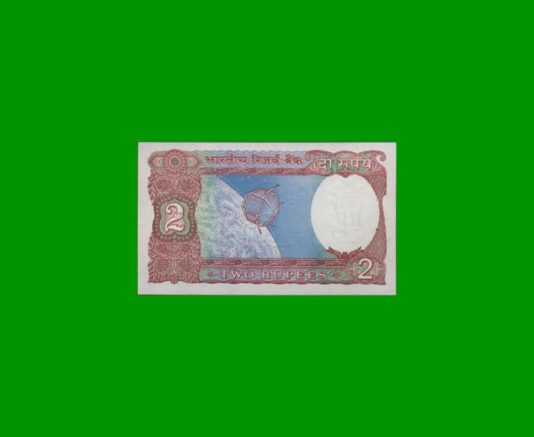 BILLETE DE  INDIA 2,00 RUPIAS, ESTADO SIN CIRCULAR.- - Imagen 2