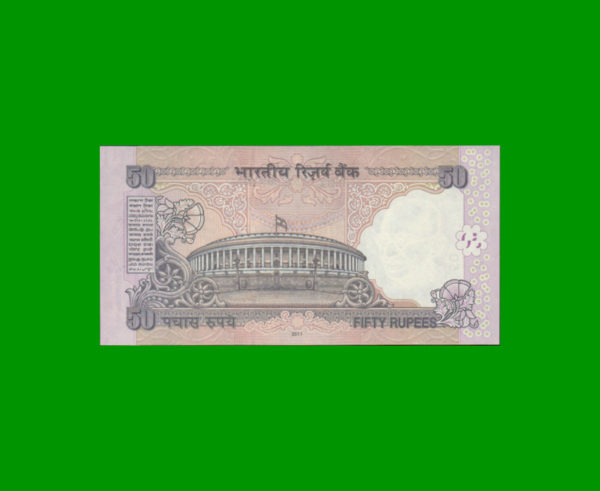 BILLETE DE  INDIA 50,00 RUPIAS, ESTADO SIN CIRCULAR.- - Imagen 2