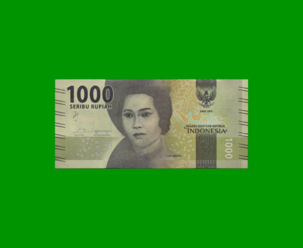 BILLETE DE  INDONESIA 1.000,00 RUPIAS, ESTADO SIN CIRCULAR.-
