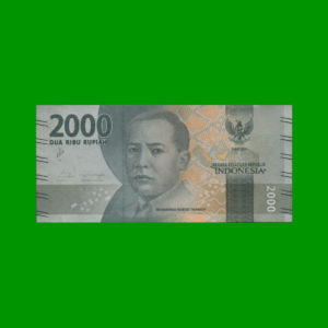 BILLETE DE  INDONESIA 2.000,00 RUPIAS, ESTADO SIN CIRCULAR.-