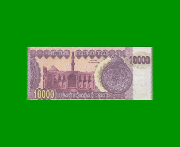 BILLETE DE
  IRAQ 10.000,00 DINARS, ESTADO SIN CIRCULAR.- - Imagen 2