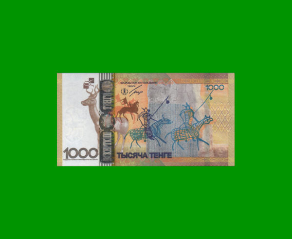 BILLETE DE
  KAZAJISTAN 1.000,00 TENGE, ESTADO SIN CIRCULAR.- - Imagen 2