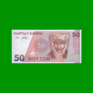 BILLETE DE
  KIRGUISTAN 50,00 SOM, ESTADO SIN CIRCULAR.-