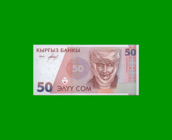 BILLETE DE
  KIRGUISTAN 50,00 SOM, ESTADO SIN CIRCULAR.-