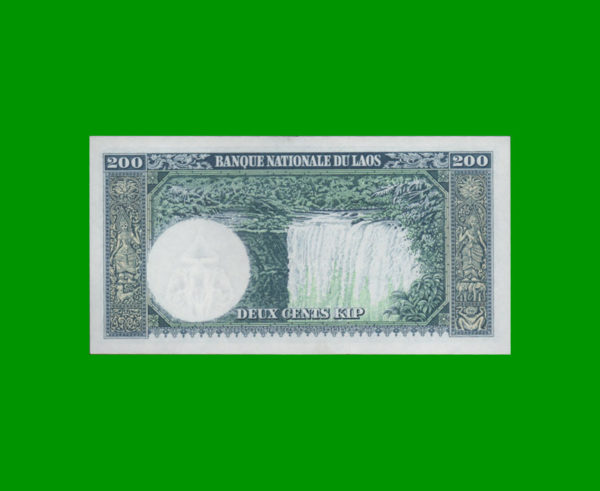 BILLETE DE
  LAOS 200,00 KIP, ESTADO SIN CIRCULAR.- - Imagen 2