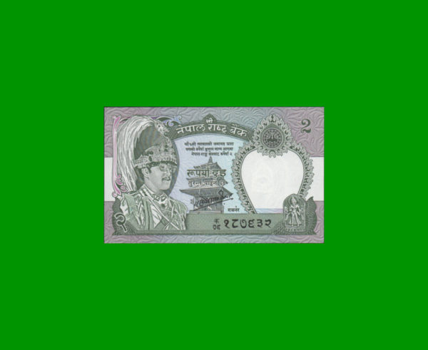 BILLETE DE
  NEPAL 2,00 RUPIAS, ESTADO SIN CIRCULAR.-