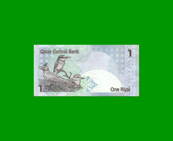 BILLETE DE
  QATAR 1,00 RIYAL, PICK 20, ESTADO SIN CIRCULAR.- - Imagen 2