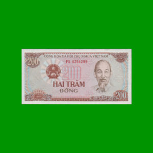 BILLETE DE
  VIETNAM 200,00 DONG, ESTADO SIN CIRCULAR.-
