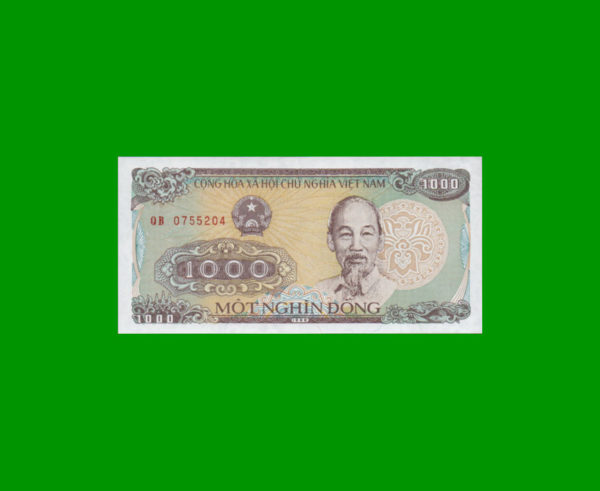 BILLETE DE
  VIETNAM 1.000,00 DONG, ESTADO SIN CIRCULAR.-