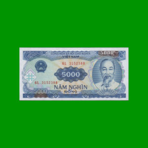 BILLETE DE
  VIETNAM 5.000,00 DONG, ESTADO SIN CIRCULAR.-